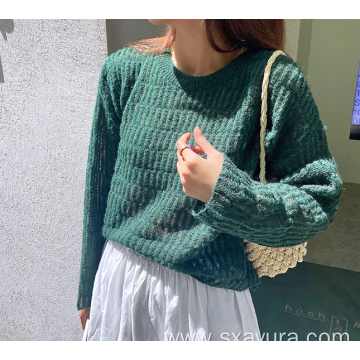 2020 gentle wind loose all-match knit sweater